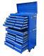 05 Us Pro Tools Blue Steel Chest Box Snap Up Cabinet Tool Box Finance Available