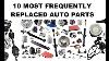 10 Most Frequently Replaced Auto Parts