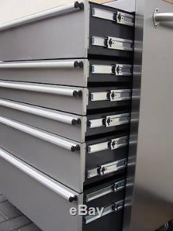127 Us Pro Tools Roller Cabinet Tool Chest Box Stainless Steel 42 Buy Finance