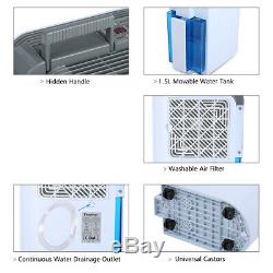 12L/D Portable LCD Dehumidifier Air Purifier Dryer Damp Mould Moisture Absorber