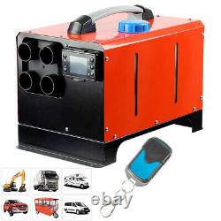 12V 5KW Diesel Air Night Heater 4 Holes LCD Monitor Remote Trucks Boats Car home