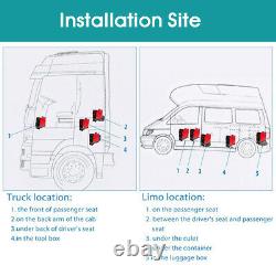 12V Air Diesel Night Heater 5KW 4 Holes LCD Monitor Remote Trucks Boats Car home