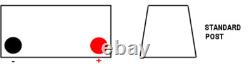 12V Low Height 77 AH Jenox Gold Campervan Dual Purpose Battery Fits VW T5