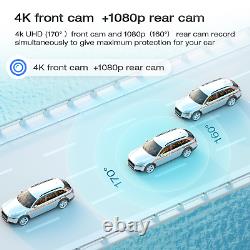 12'' SONY 4K Mirror Dash Camera GPS Front Rear Streaming Media Car DVR Recorder