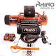 12v 4x4 Electric Recovery Rhino Winch 13500lb Two Remotes (not 13000lb)