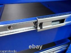 130 Us Pro Blue Tools Chest Tool Box Roller Cabinet 5 Drawers Mechanics