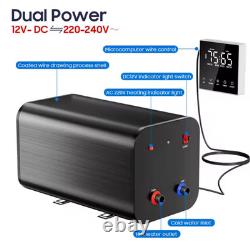 15L LCD Campervan Water Heater Boiler 12V 230V Dual Power Caravan Motorhome