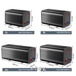15L LCD Campervan Water Heater Boiler 12V 230V Dual Power Caravan Motorhome