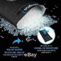1kg Car Home Dehumidifier Large Dry Bag Moisture Killer Absorber Pad Reusable Uk