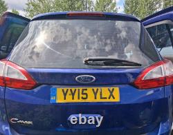 2015 Ford Grand C Max Mk2 Osr Driver Side Rear Bare Sliding Door Impact Blue He