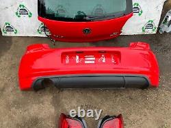 2016 Volkswagen Polo R-line Complete Rear End Tailgate Lights Bumper In Red