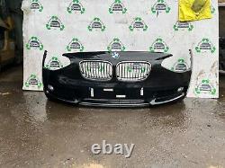 2017 Bmw F20 1 Series Complete Front Bumper In Black See Pictures