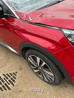 2019 Peugeot 3008 Gt Line Premium Complete Drivers Side Wing In Red O/s