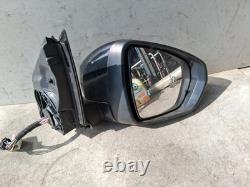 2019 Peugeot 5008 Mk2 Osf Driver Side Front Right Electric Wing Mirror Black