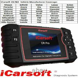 2021 LATEST iCarsoft CR Pro Full Systems Diagnostic Scanner Tool For All Makes