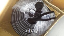 20m Type2 Male to Type2 Female EV Charging Cable 7.4kW Single Phase UK Stock New