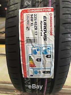 225 45 17 94W XL Roadstone Tyres BY NEXEN With Amazing C, A Ratings (Very Cheap)