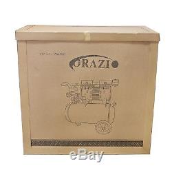 241184 ORAZIO Low Noise Oilless Silent 24L Air Compressor 750W Garage Clinic