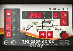 250amp Digi Ac/dc Pulse Tig/tig/mma Inverter Welder Welding Machine + Foot Pedal