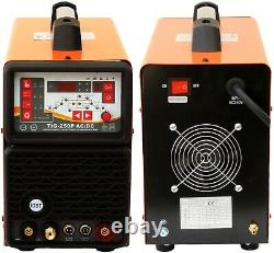 250amp Digi Ac/dc Pulse Tig/tig/mma Inverter Welder Welding Machine + Foot Pedal