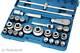 26 Pc 3/4 And & 1 Inch Drive Ratchet Socket Extension Set 21 65mm Heavy Duty