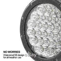 280W 2Pcs 7Inch LED Work Lights Round Spotlight Offroad Auxiliary Driving Lights