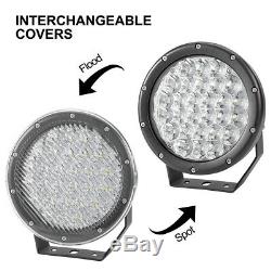 280W 2Pcs 7Inch LED Work Lights Round Spotlight Offroad Auxiliary Driving Lights