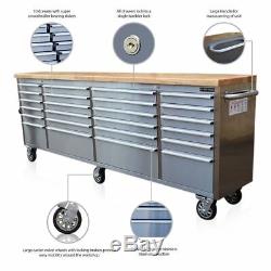 299 Us Pro Tools Tool Chest Cabinet Box Bench Stainless Steel 96 Finance Option