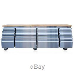 299 Us Pro Tools Tool Chest Cabinet Box Bench Stainless Steel 96 Finance Option