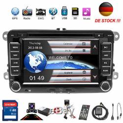 2DIN Autoradio GPS Navi DVD Bluetooth Für VW GOLF 5 PASSAT Caddy POLO + Kamera