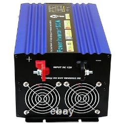 3000W(Peak)/1500W DC12V INTELLINGENT PURE SINE WAVE POWER INVERTER LCD DISPLAY