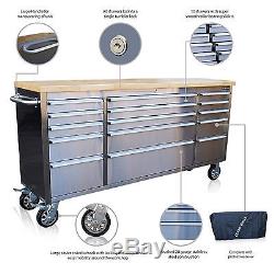 300 Us Pro Tool Chest Box Bench Stainless Steel 72 Finance Available