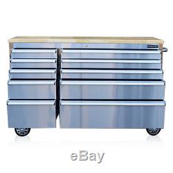301 Us Pro Tool Chest Box Bench Stainless Steel 55! Finance Available