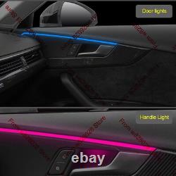 30 Colors Screen control LED Ambient Light Atmosphere Lamp For Audi A4 S4 B9