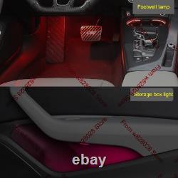 30 Colors Screen control LED Ambient Light Atmosphere Lamp For Audi A4 S4 B9