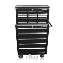 336 Us Pro Tools Tool Chest Rollcab Steel Box Roller Cabinet 12 Months Warranty