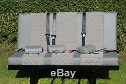3 Seat Rock And Roll Bed/Seat VW T4, T5, T6, Vivaro, Transit, Bongo ect