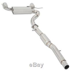 3 Stainless Cat Back Exhaust System For Audi Tt 8n Mk1 1.8t 225 Bhp Quattro 98+