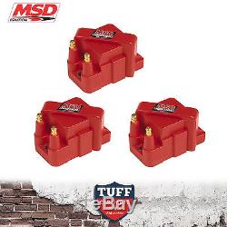 3 x MSD 8224 High Output Ignition Coil Holden Commodore V6 VN VP VR VS VT VX VY