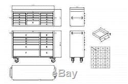 40 Us Pro Massive Tool Chest Cabinet Box Stainless Steel 54 Finance Available