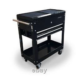 418 Us Pro Tools Tool Cart Trolley Mobile Workstaion Box Gloss Black
