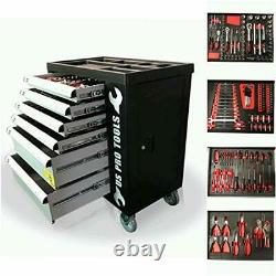 473 Us Pro Tool Chest Box With Tools Trays 6 Drawer Roller Cabinet 154 Pc