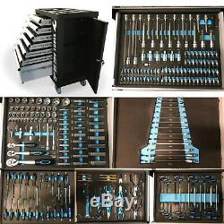 474 Us Pro Tool Chest Box With Tools Trays 7 Drawer Roller Cabinet 250 Pc