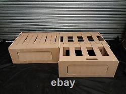 4ft 11in Sliding Camper Motorhome Narrow Boat Self Build Double Bed Seat Storage