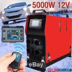 5000W 12V Air Diesel Heater 4 Holes LCD Monitor PLANAR For Trucks Bus Car Boats