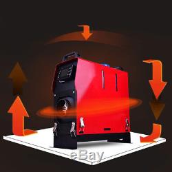 5000W 12V Air Diesel Heater 4 Holes LCD Monitor PLANAR For Trucks Bus Car Boats