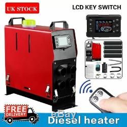 5000W 12V Air Diesel Heater 5KW 4 Holes LCD Monitor PLANAR Trucks Boats Bus Car