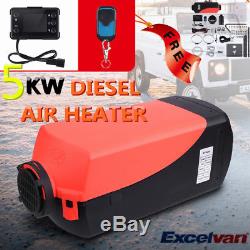 5000W LCD Air Diesel Heater 5KW 12V PLANAR For Trucks Motor-Homes Boats WithRemote