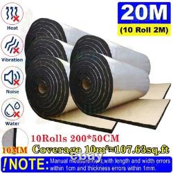 50M Camper Van Insulation Self-adhesive 10mm Closed Cell Foam Thermal Soundproof