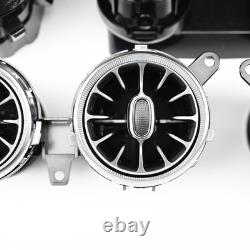 64 Colors Front Rear Air Vent LED Ambient Light Atmosphere Lamp For E W213 S213